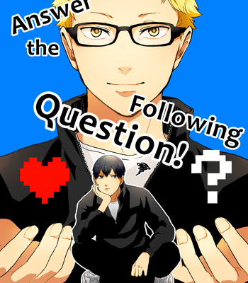 [maho] Answer The Following Question! – Haikyuu dj [Eng] – Gay Manga thumbnail 001
