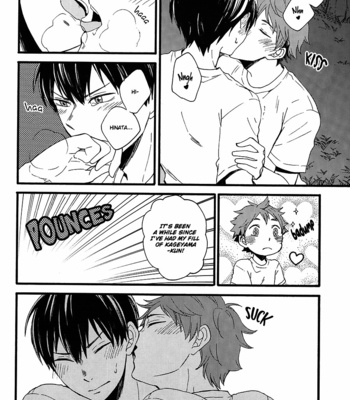 [Maru. (Raku.)] Haikyu!! dj – Hinata to Kageyama ga Gasshuku Chuu ni Nakanaori Suru Dake no Hon [Eng] – Gay Manga sex 11