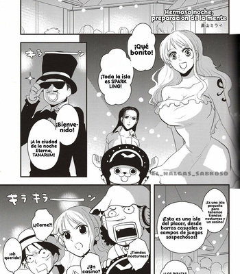 [Shijou TrilxTril] Kirei na Yoru, Kokoro no Junbi – One Piece dj [Español] – Gay Manga sex 2