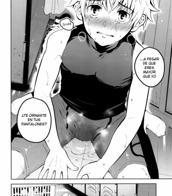 [TANTAN (Tannu)] Senpai Nanoni Omorashi Shitansuka [Español] – Gay Manga sex 7