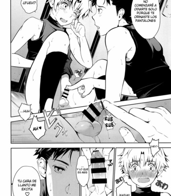 [TANTAN (Tannu)] Senpai Nanoni Omorashi Shitansuka [Español] – Gay Manga sex 9