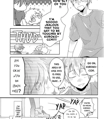 [TAM (Tamiya Komo)] Kuroko no Basket dj – Sawatte, Kawatte [ENG] – Gay Manga sex 15