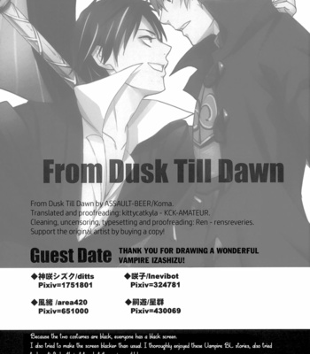 [ASSAULT-BEER] From Dusk Till Dawn – Durarara dj [Eng] – Gay Manga sex 40