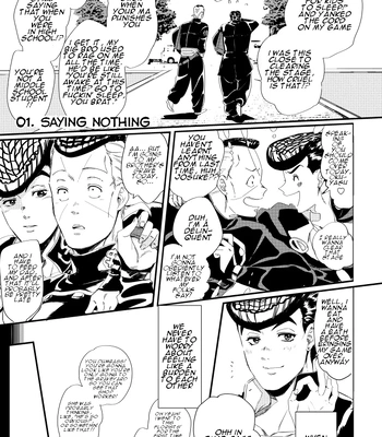 [yuge] tell him you love him, right here – Jojo’s Bizarre Adventure dj [Eng] – Gay Manga sex 2