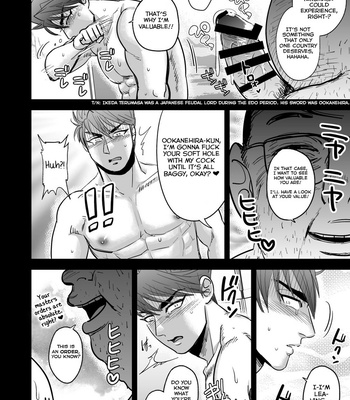 [Imozuru-shiki (Utsubo Kazura)] Kono Ookanehira o Kyouhaku shite Doujinshi o Tsukurimashita – Touken Ranbu dj [Eng] – Gay Manga sex 12