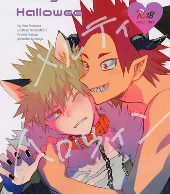 Gay Manga - [Nikuya (Motsu)] Melty Halloween – Boku no Hero Academia dj [JP] – Gay Manga