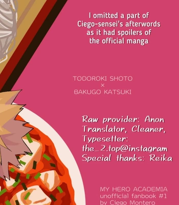 [Ciego Montero] Bakugou! Hayaku Kuwasete Kure – Boku no Hero Academia dj [Eng] – Gay Manga sex 52