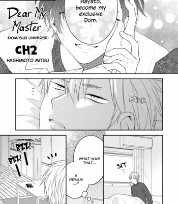 [Hashimoto Mitsu] Dear My Master – Dom/Sub Universe (update c.5) [Eng] – Gay Manga sex 39