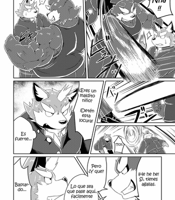 [Koukyuu denimu ni wa shichimi o kakenaide (futee)] Ookami Sousuke no Junan [Esp] – Gay Manga sex 10