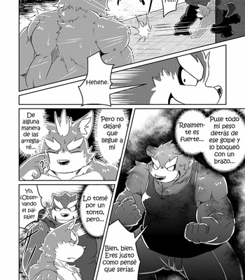 [Koukyuu denimu ni wa shichimi o kakenaide (futee)] Ookami Sousuke no Junan [Esp] – Gay Manga sex 14