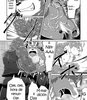 [Koukyuu denimu ni wa shichimi o kakenaide (futee)] Ookami Sousuke no Junan [Esp] – Gay Manga sex 16