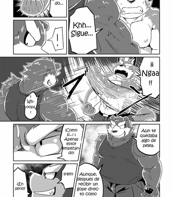 [Koukyuu denimu ni wa shichimi o kakenaide (futee)] Ookami Sousuke no Junan [Esp] – Gay Manga sex 17