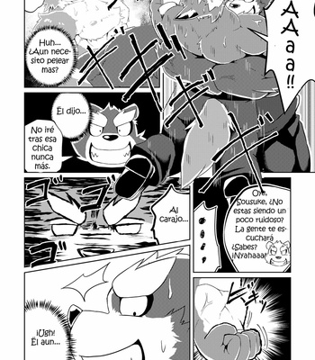 [Koukyuu denimu ni wa shichimi o kakenaide (futee)] Ookami Sousuke no Junan [Esp] – Gay Manga sex 24