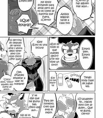 [Koukyuu denimu ni wa shichimi o kakenaide (futee)] Ookami Sousuke no Junan [Esp] – Gay Manga sex 32