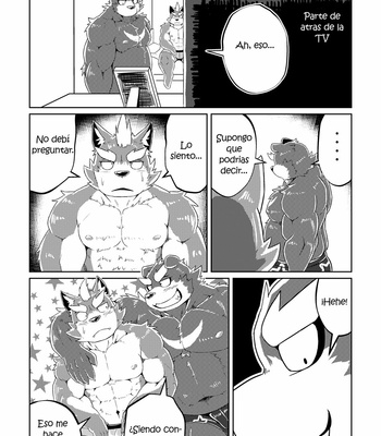 [Koukyuu denimu ni wa shichimi o kakenaide (futee)] Ookami Sousuke no Junan [Esp] – Gay Manga sex 36
