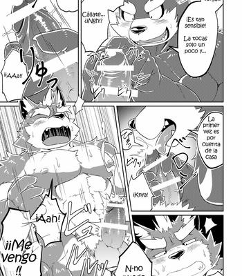 [Koukyuu denimu ni wa shichimi o kakenaide (futee)] Ookami Sousuke no Junan [Esp] – Gay Manga sex 40