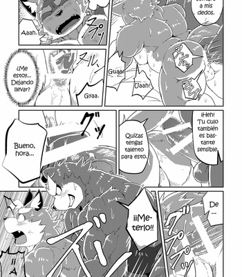 [Koukyuu denimu ni wa shichimi o kakenaide (futee)] Ookami Sousuke no Junan [Esp] – Gay Manga sex 42