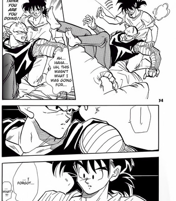 [ACT / Fusamichi Taku] Hiwa 1 – Dragon Ball dj [Eng] – Gay Manga sex 29