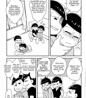 [NUM (Nonta)] Buraza Konfyuujon! – Osomatsu-san dj [Eng] – Gay Manga sex 14