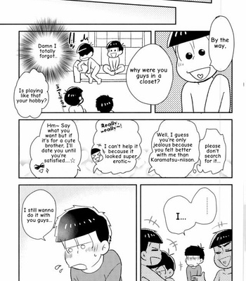 [NUM (Nonta)] Buraza Konfyuujon! – Osomatsu-san dj [Eng] – Gay Manga sex 30