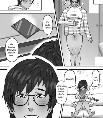 [Onoko Ya Honpo (Kamiwo Akira)] Watching Porn Videos Alone with my Dad [Eng] – Gay Manga sex 4