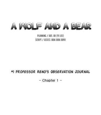 [Yi Lee] A Wolf and a Bear [Eng] – Gay Manga thumbnail 001
