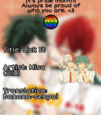 [Misu] Lick It – Boku no Hero Academia dj [Eng] – Gay Manga sex 26