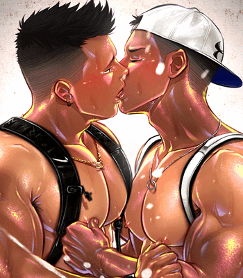 [ArtisticJinsky] Deep Kiss Frot (GIF) – Gay Manga sex 13