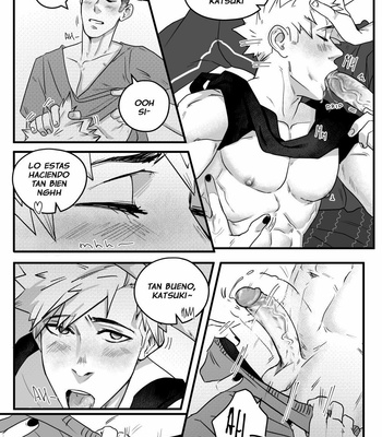 [Spacenipnops] 420 – Bakugo Birthday – Boku no Hero Academia dj [Esp] – Gay Manga sex 14
