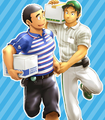 Gay Manga - [Dokudenpa Jushintei (Kobucha)] Love Love Takuhai Onii-san 1 [JP] – Gay Manga