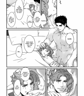[Ondo (Nurunuru)] We Slept Together For The First Time – Jojo’s Bizarre Adventure dj [Eng] – Gay Manga sex 21