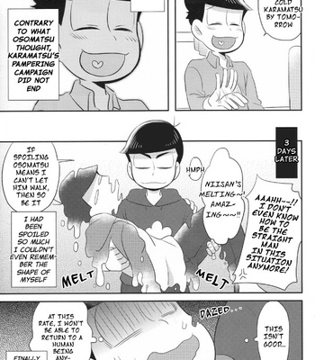 [Okayu Kyoushitsu/ Shiba] Indulges you campaign – Osomatsu-san dj [Eng] – Gay Manga sex 16