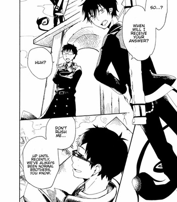 [Mogu] Blue Exorcist dj – I want to shout I love you [Eng] – Gay Manga sex 95