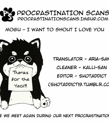[Mogu] Blue Exorcist dj – I want to shout I love you [Eng] – Gay Manga sex 100