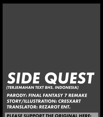 [Cresxart] Side Quest – Final Fantasy VII [Indonesia] – Gay Manga sex 2