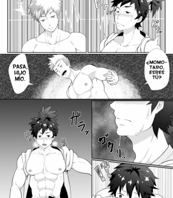 [PULIN Nabe (kakenari)] Otogibanashi Momotarou [Spanish] – Gay Manga sex 7