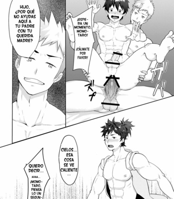 [PULIN Nabe (kakenari)] Otogibanashi Momotarou [Spanish] – Gay Manga sex 8
