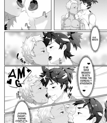 [PULIN Nabe (kakenari)] Otogibanashi Momotarou [Spanish] – Gay Manga sex 26