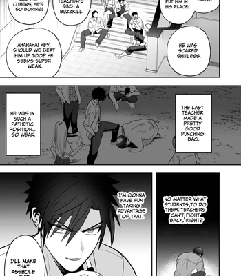 [Yamiochi Shita Murabito (Yamito)] Seito Shidou ~Namaiki Furyou no Tame no Mesu Ochi Kousei Kyouiku~ [Eng] – Gay Manga sex 5