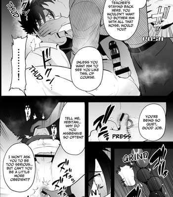 [Yamiochi Shita Murabito (Yamito)] Seito Shidou ~Namaiki Furyou no Tame no Mesu Ochi Kousei Kyouiku~ [Eng] – Gay Manga sex 16