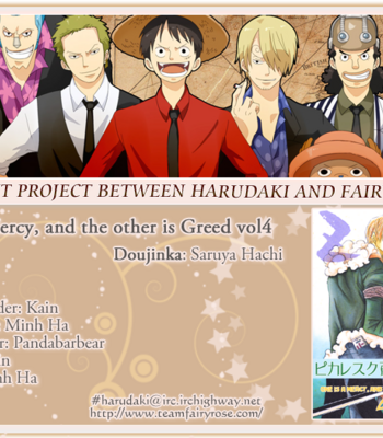 Gay Manga - [Saruya Hachi (Hachimaru)] One Piece dj – Mercy and Greed_vol4 [Eng] – Gay Manga