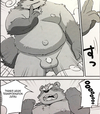 [Monstera (Mato)] Tanuki to Tanuki no Bakashiai [Eng] – Gay Manga sex 4