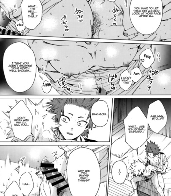 [YS (Satou)] Kiribaku Ga “Namahousou de Kaodashi Jikkyou Play” Suru Hon – Boku no Hero Academia dj [Eng] – Gay Manga sex 3