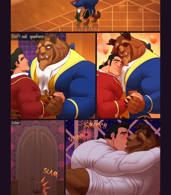 [Wolf con F] CRACK THE BED – Beauty and the Beast dj [Eng] – Gay Manga sex 2