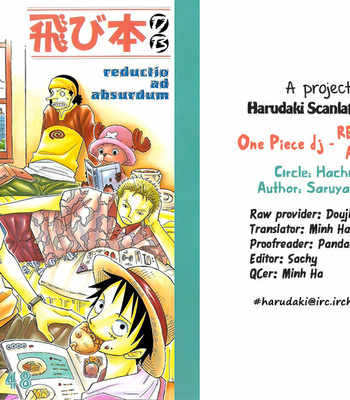 [Saruya Hachi] One Piece dj – Reductio Ad Absurdum [Eng] – Gay Manga thumbnail 001