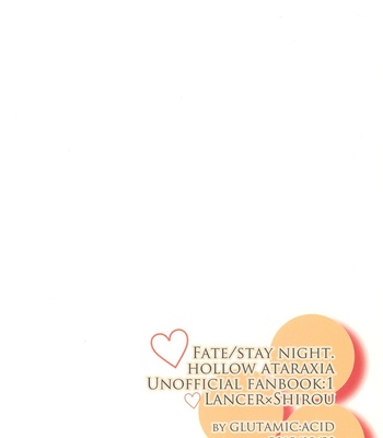 [GLUTAMIC:ACID (Tanunosuke)] I’M IN LOVE ?! – Fate/ stay night dj [JP] – Gay Manga sex 48