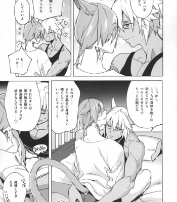 [dicca (Suemitsu Dicca)] Okaeri no Koe o Kikasete – LET ME HEAR YOU SAY WELCOME HOME – Final Fantasy XIV dj [JP] – Gay Manga sex 67