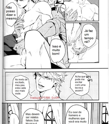 [Tkciao] Eu quero arrancar esse disfarce de super seme usando o efeito placebo – JOJO bizarre adventure dj [PT-BR] – Gay Manga sex 13