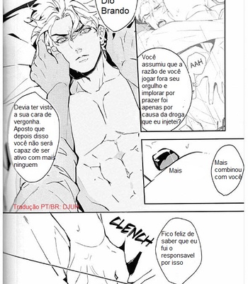 [Tkciao] Eu quero arrancar esse disfarce de super seme usando o efeito placebo – JOJO bizarre adventure dj [PT-BR] – Gay Manga sex 35