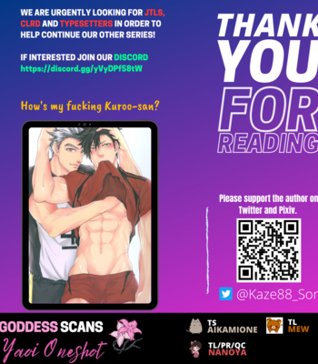 [Lovegel] Hows my fucking Kuroo-san – Haikyuu Dj [Eng] – Gay Manga sex 2